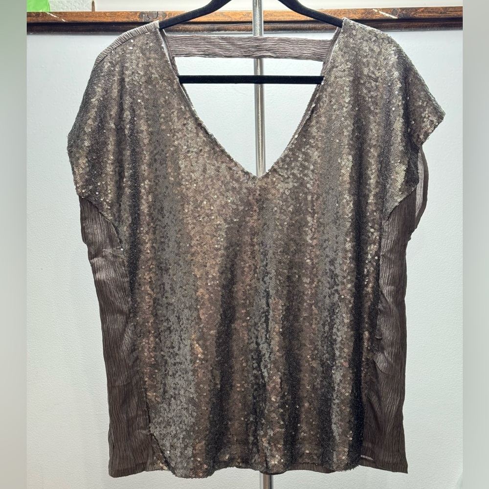Stella & Dot Sequin Front Blouse (XXL) – NWT